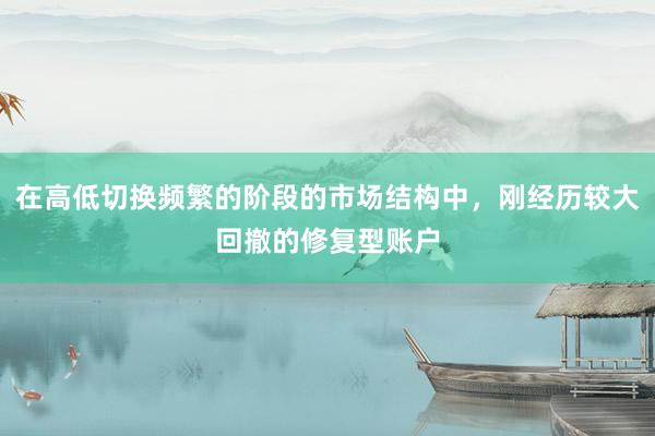 在高低切换频繁的阶段的市场结构中，刚经历较大回撤的修复型账户