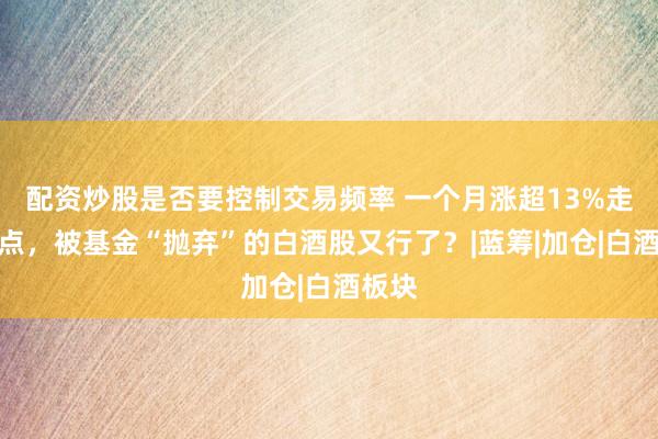 配资炒股是否要控制交易频率 一个月涨超13%走出低点，被基金“抛弃”的白酒股又行了？|蓝筹|加仓|白酒板块